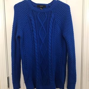 Forever 21 Oversized Blue Sweater